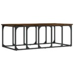 vidaXL Konferenčný stolík dymový dub 100x50x35,5 cm kompozitné drevo – Obrázok 2