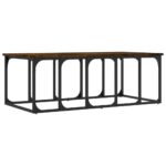vidaXL Konferenčný stolík dymový dub 100x50x35,5 cm kompozitné drevo – Obrázok 6