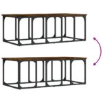 vidaXL Konferenčný stolík dymový dub 100x50x35,5 cm kompozitné drevo – Obrázok 7
