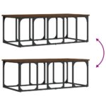 vidaXL Konferenčný stolík hnedý dub 100x50x35,5 cm kompozitné drevo – Obrázok 7