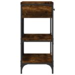 vidaXL Konzolový stolík dymový dub 75 x 34,5 x 75 cm kompozitné drevo – Obrázok 6