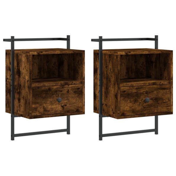 VXL8720845916015_a_en_hd_1.jpg vidaXL Nočné skrinky nástenné 2 ks dymový dub 40x30x61cm kompoz. drevo – Obrázok 2