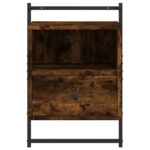 vidaXL Nočné skrinky nástenné 2 ks dymový dub 40x30x61cm kompoz. drevo – Obrázok 7