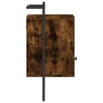 vidaXL Nočné skrinky nástenné 2 ks dymový dub 40x30x61cm kompoz. drevo – Obrázok 8
