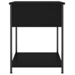 vidaXL Nočné stolíky 2 ks čierne 44x45x58 cm kompozitné drevo – Obrázok 8