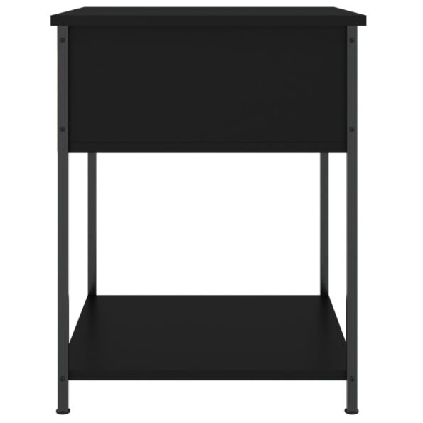 vidaXL Nočné stolíky 2 ks čierne 44x45x58 cm kompozitné drevo – Obrázok 8