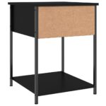 vidaXL Nočné stolíky 2 ks čierne 44x45x58 cm kompozitné drevo – Obrázok 9