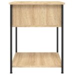 vidaXL Nočné stolíky 2 ks dub sonoma 44x45x58 cm kompozitné drevo – Obrázok 8