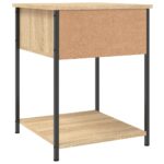 vidaXL Nočné stolíky 2 ks dub sonoma 44x45x58 cm kompozitné drevo – Obrázok 9