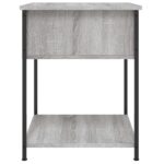 vidaXL Nočné stolíky 2 ks sivý dub sonoma 44x45x58 cm kompozitné drevo – Obrázok 8