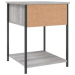 vidaXL Nočné stolíky 2 ks sivý dub sonoma 44x45x58 cm kompozitné drevo – Obrázok 9