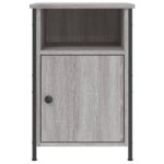 vidaXL Nočné stolíky 2 ks sivé sonoma 40x42x60 cm kompozitné drevo – Obrázok 6