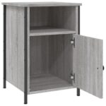 vidaXL Nočné stolíky 2 ks sivé sonoma 40x42x60 cm kompozitné drevo – Obrázok 7