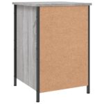 vidaXL Nočné stolíky 2 ks sivé sonoma 40x42x60 cm kompozitné drevo – Obrázok 9