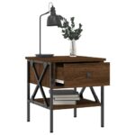 vidaXL Nočné stolíky 2 ks hnedý dub 40x42x45 cm kompozitné drevo – Obrázok 4