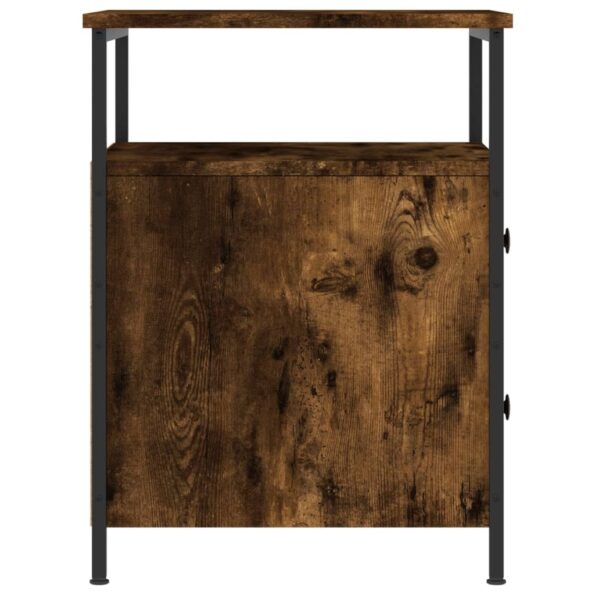 vidaXL Nočný stolík dymový dub 44x45x60 cm kompozitné drevo – Obrázok 7