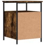 vidaXL Nočný stolík dymový dub 44x45x60 cm kompozitné drevo – Obrázok 8