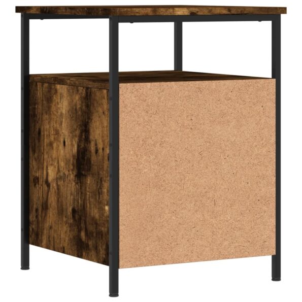 vidaXL Nočný stolík dymový dub 44x45x60 cm kompozitné drevo – Obrázok 8