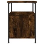 vidaXL Nočné stolíky 2 ks dymový dub 34x35,5x50 cm kompozitné drevo – Obrázok 8