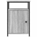 vidaXL Nočný stolík sivý sonoma 40x42x60 cm kompozitné drevo – Obrázok 6