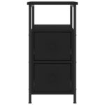 vidaXL Nočné stolíky 2 ks čierne 30x60x60 cm kompozitné drevo – Obrázok 6