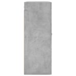 vidaXL Nástenná skrinka betónová sivá 69,5x34x90 cm – Obrázok 8