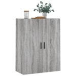 vidaXL Nástenná skrinka sivý dub sonoma 69,5x34x90 cm – Obrázok 4