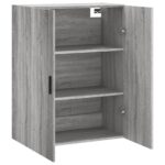 vidaXL Nástenná skrinka sivý dub sonoma 69,5x34x90 cm – Obrázok 6
