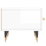 vidaXL TV skrinka, lesklá biela 150x36x30 cm, kompozitné drevo – Obrázok 7