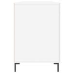 vidaXL Stôl biely 140x50x75 cm kompozitné drevo – Obrázok 7