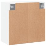 vidaXL Nástenná skrinka biela 60x31x60 cm kompozitné drevo – Obrázok 8