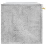 vidaXL Nástenná skrinka, betónovo sivá 80x36,5x35 cm kompozitné drevo – Obrázok 7
