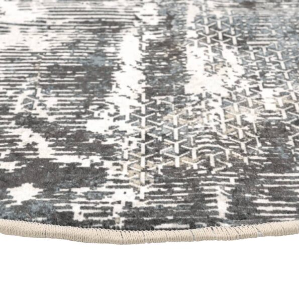 vidaXL Koberec prateľný viacfarebný Ø 120 cm protišmykový – Obrázok 4