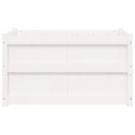 vidaXL Záhradné kvetináče 2 ks biele borovicový masív – Obrázok 6