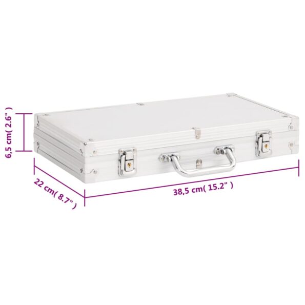 vidaXL Súprava pokrových žetónov 300 ks 11,5 g – Obrázok 9