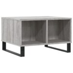 vidaXL Konferenčný stolík sivý dub sonoma 60x50x36,5 spracované drevo – Obrázok 6