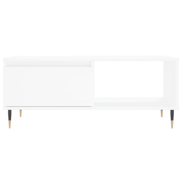 vidaXL Konferenčný stolík biely 90x50x36,5 cm spracované drevo – Obrázok 5