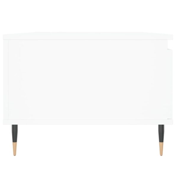 vidaXL Konferenčný stolík biely 90x50x36,5 cm spracované drevo – Obrázok 7
