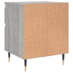 vidaXL Nočné stolíky 2 ks sivý dub sonoma 40x35x50 cm kompozitné drevo – Obrázok 9