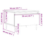 vidaXL Konferenčné stolíky 2 ks dub sonoma 50x46x35cm kompozitné drevo – Obrázok 12