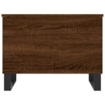 vidaXL Konferenčný stolík hnedý dub 60x44,5x45 cm spracované drevo – Obrázok 6