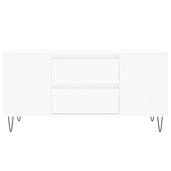 vidaXL Konferenčný stolík biely 102x44,5x50 cm kompozitné drevo – Obrázok 5