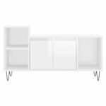 vidaXL TV skrinka lesklá biela 100x35x55 cm spracované drevo – Obrázok 5