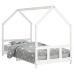 vidaXL Rám detskej postele biely 90x190 cm masívna borovica – Obrázok 2