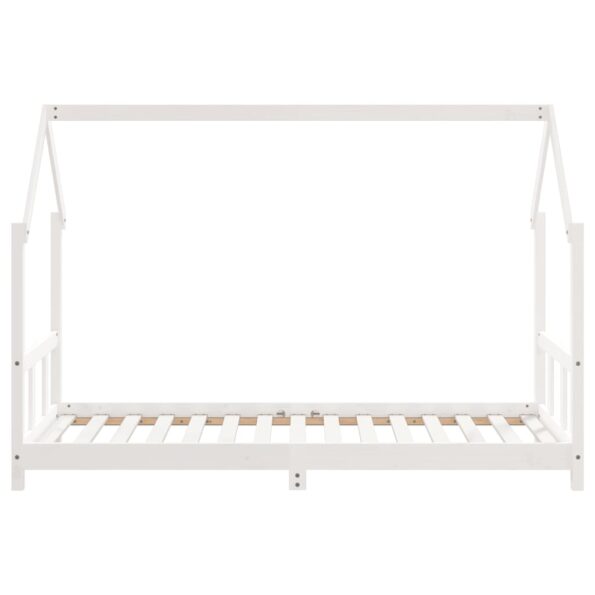 vidaXL Rám detskej postele biely 90x190 cm masívna borovica – Obrázok 4