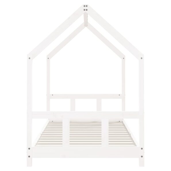 vidaXL Rám detskej postele biely 90x190 cm masívna borovica – Obrázok 5
