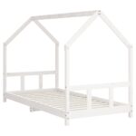 vidaXL Rám detskej postele biely 90x190 cm masívna borovica – Obrázok 6