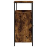 vidaXL Komoda dymový dub 100x35x80 cm kompozitné drevo – Obrázok 7
