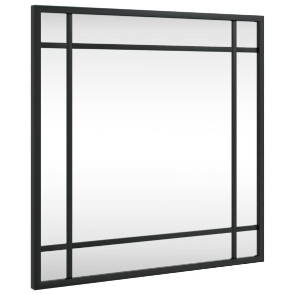 VXL8721012134904_a_en_hd_1.jpg vidaXL Nástenné zrkadlo čierne 40x40 cm štvorcové železné – Obrázok 2