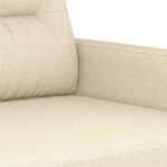 vidaXL Jednomiestna pohovka, krémová 60 cm, látka – Obrázok 6